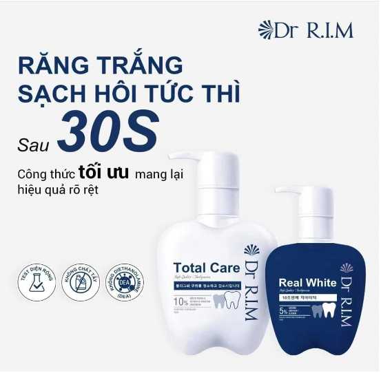 Kem Đánh Răng Dr.RIM: Sự Lựa Chọn Hoàn Hảo Cho Sức Khỏe Răng Miệng